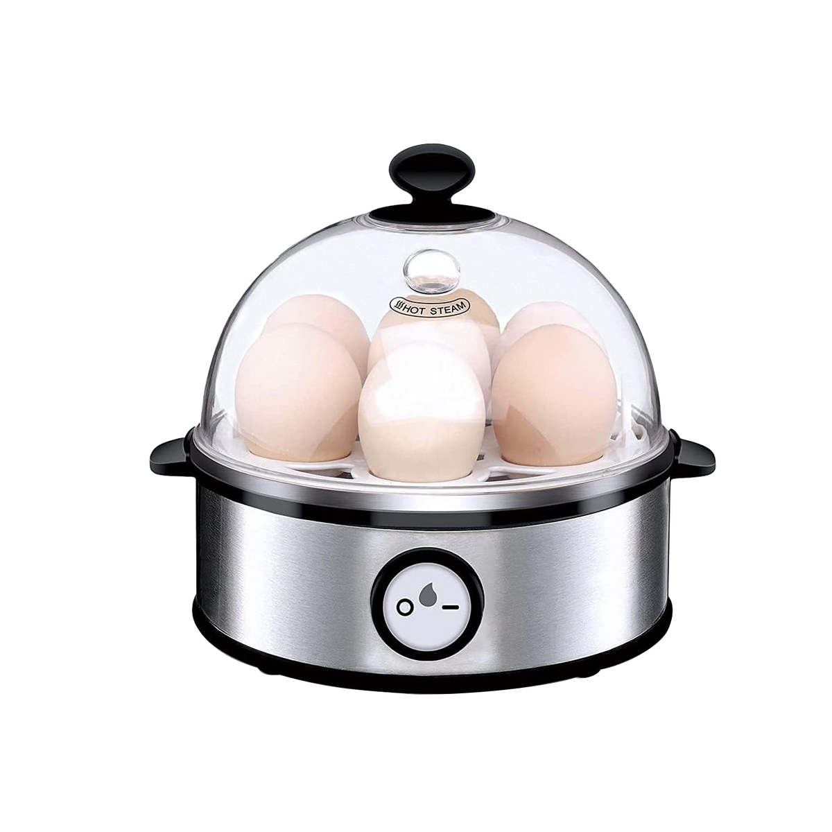 Blivo Eierkocher Edelstahl für 1-7 Eier, 360W
