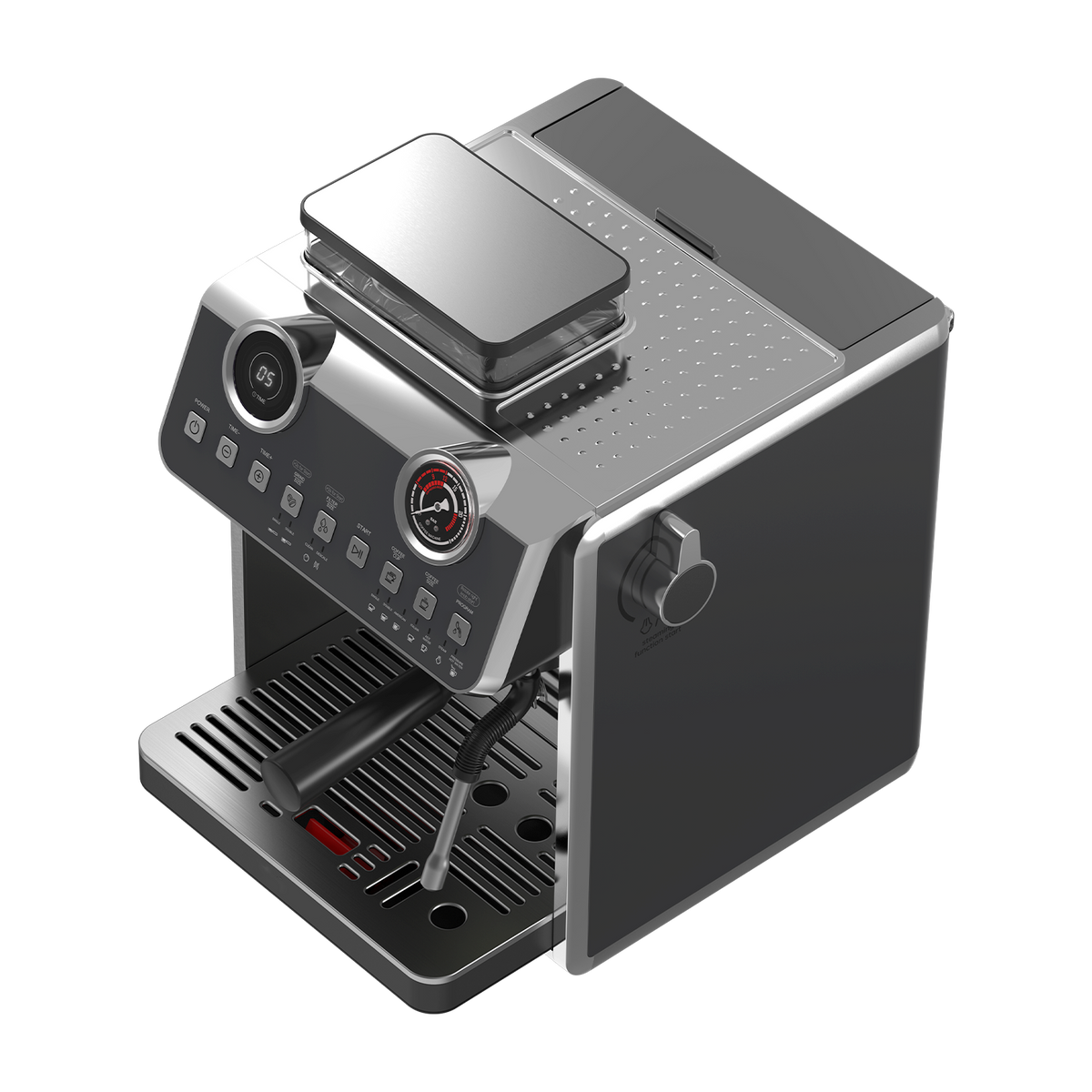 Blivo Espressomaschine EM653 mit Mahlwerk