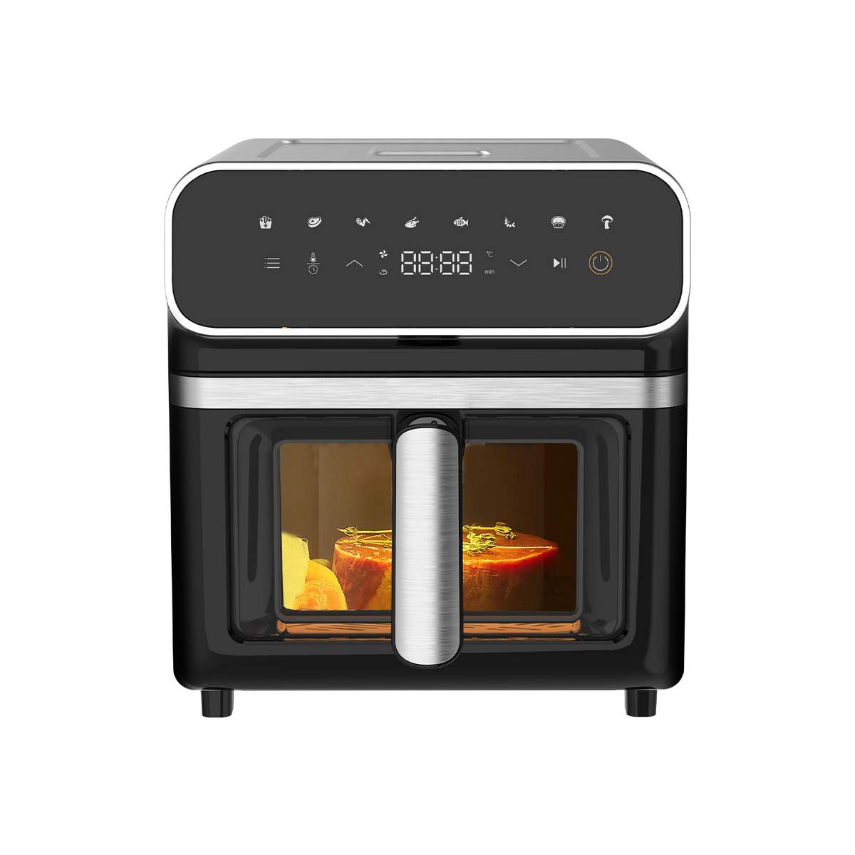 Blivo Heißluftfritteuse AF619 6,7L Airfryer XXL 2200W, Schwarz