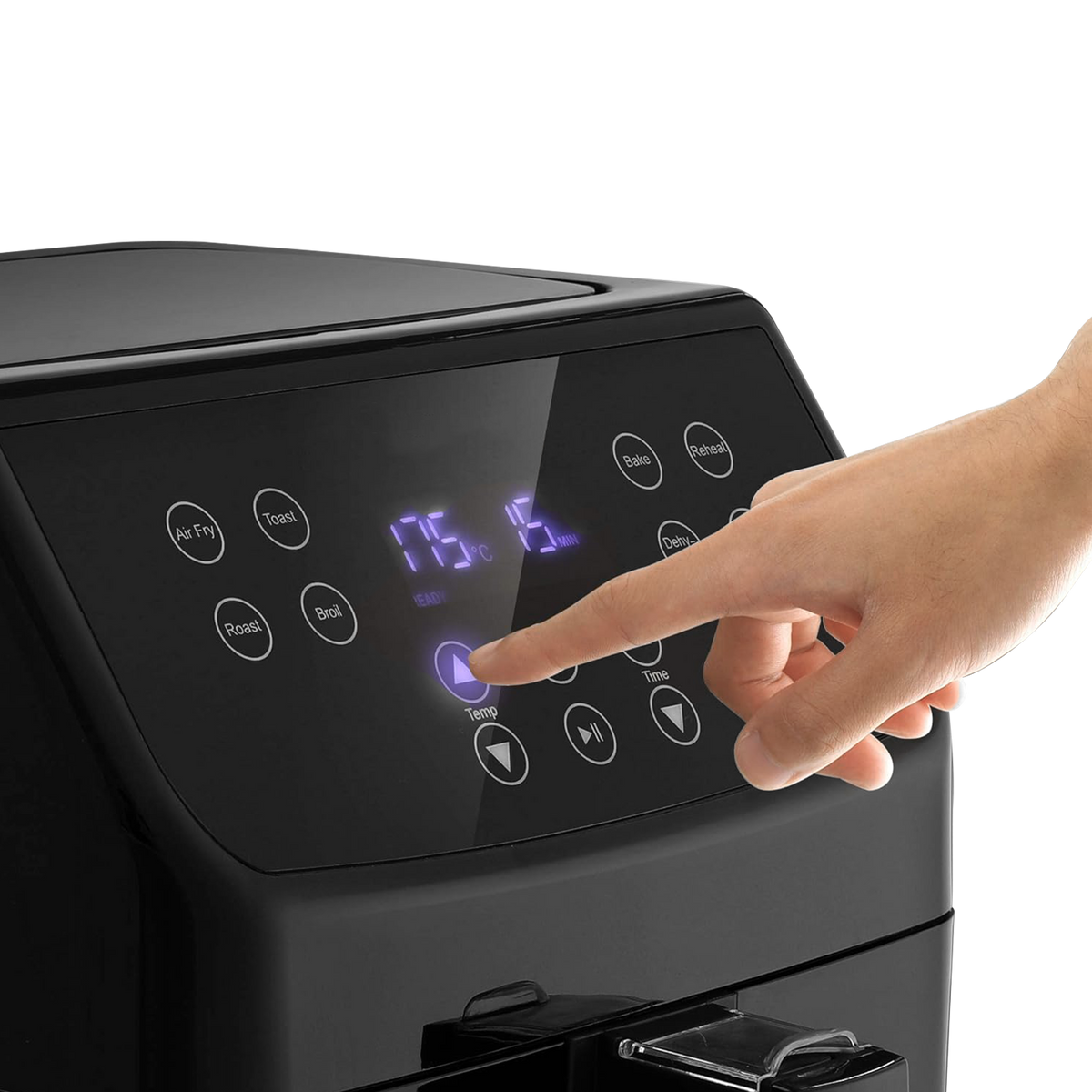 Blivo Heißluftfritteuse 5,5 L mit 8 Programmen, 1700W