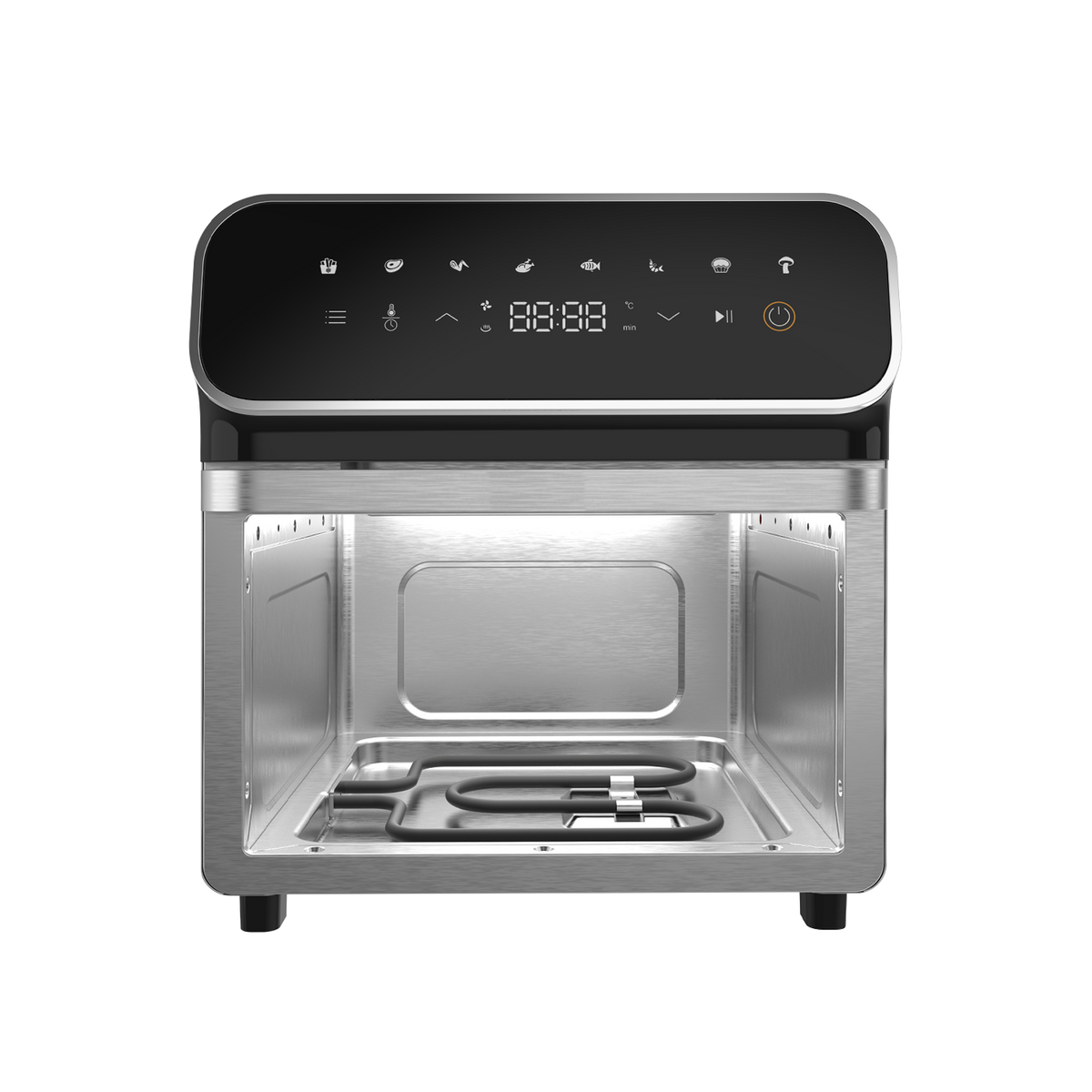 Blivo Heißluftfritteuse AF619 6,7L Airfryer XXL 2200W, Schwarz